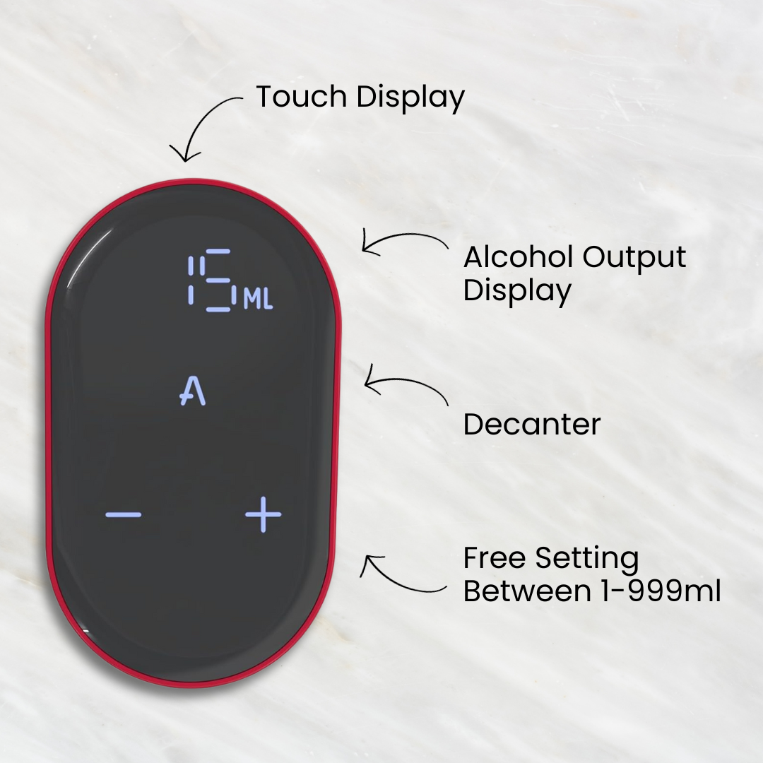 Electronic wine dispenser aerator whisky dispenser alcohol pourer 1-999ml precise pouring