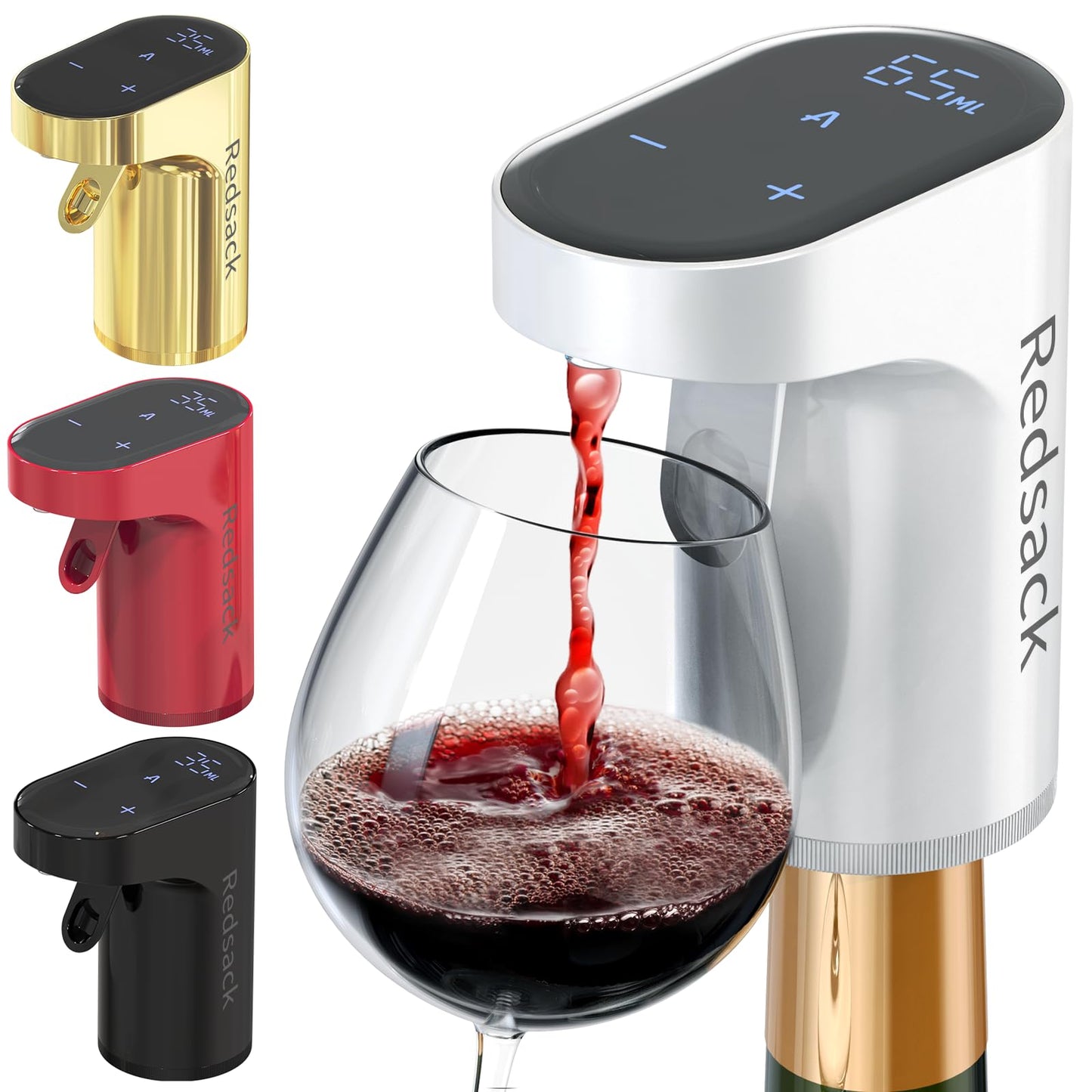 Rechargeable Wine/Whiskey/Liquor Electric Dispenser, Automatic Decanter/Aerator/Pourer