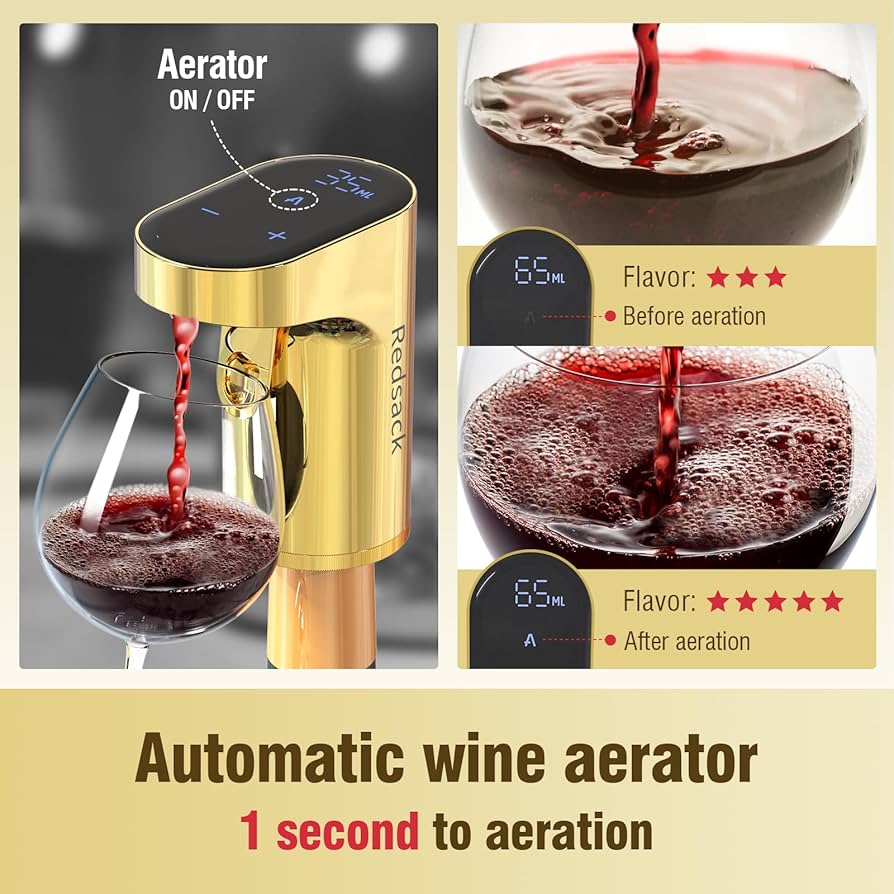 Electronic wine dispenser aerator whisky dispenser alcohol pourer 1-999ml precise pouring